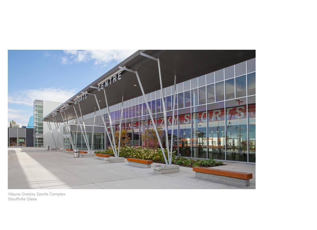 
Wayne Gretzky Sports Complex, Stouffville Glass